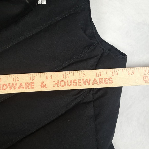 The North Face Vest Womens Small Black 600 Down Hooded Faux Fur Puffer Quilted - Picture 12 of 16